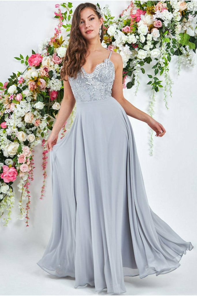 Kyra Grey Gown