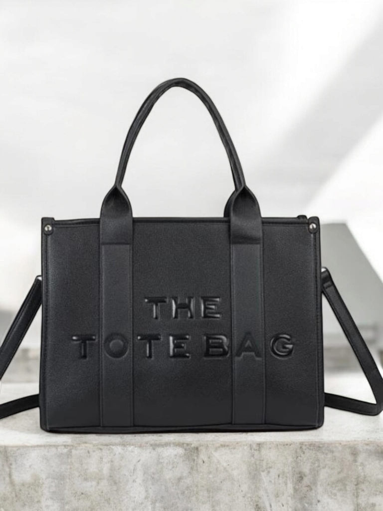 Eve black tote bag