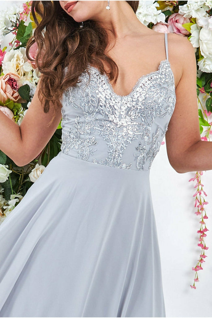Kyra Grey Gown