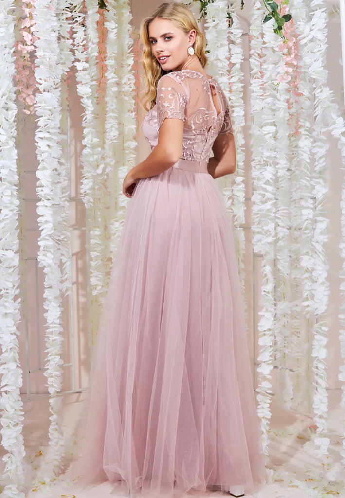 Piper blush gown