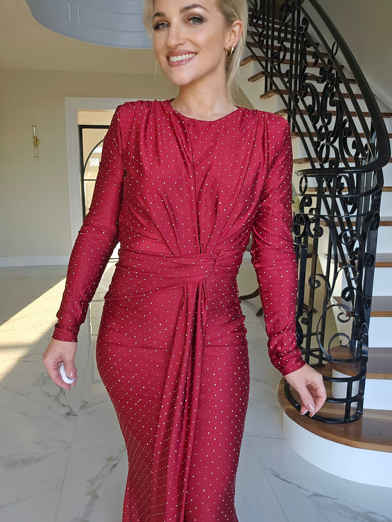 Alessa Wine Maxi | SkyfallClothing Alessa Wine Maxi | SkyfallClothing